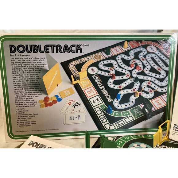 DoubleTrack (1981) Milton Bradley Board Game - Picture 5 of 6